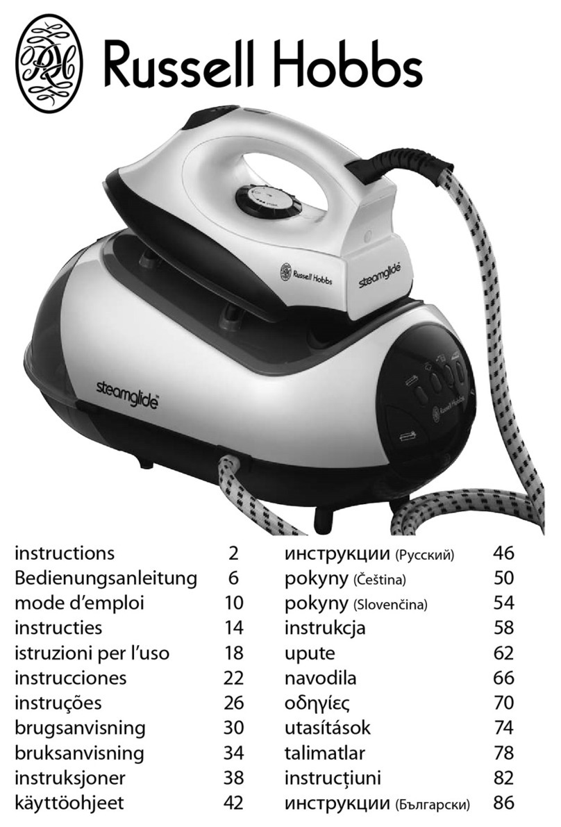 Russell Hobbs Steam Iron User manual