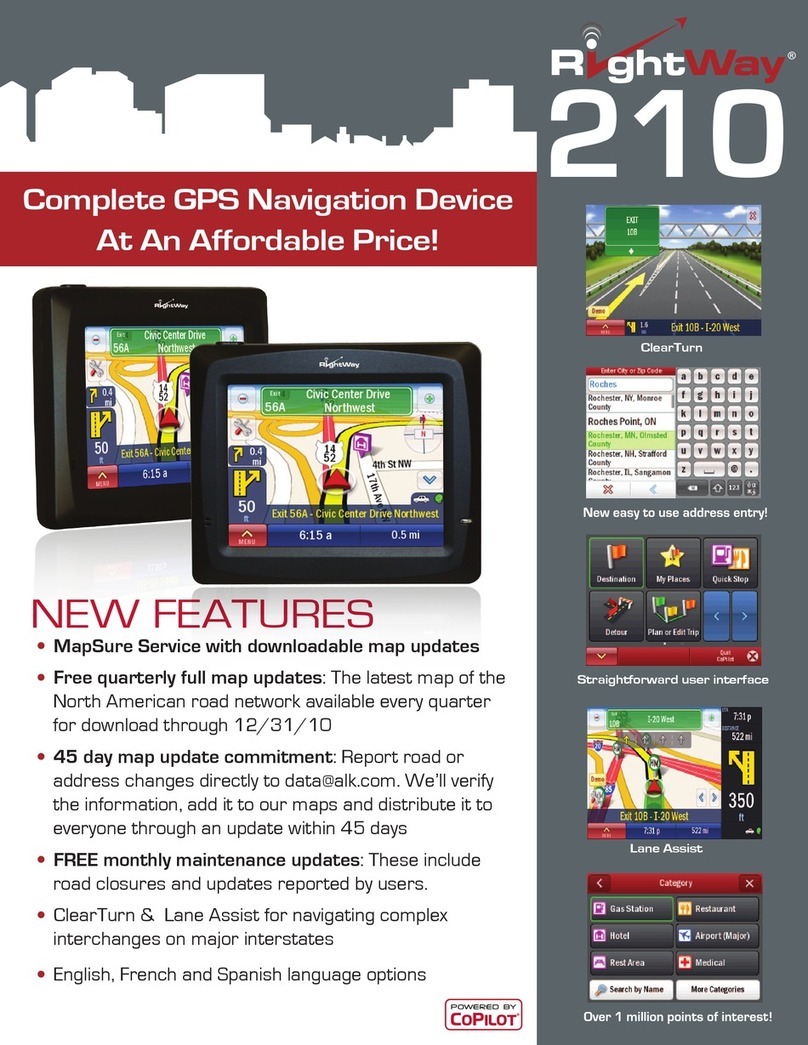 RightWay 210 quick guide