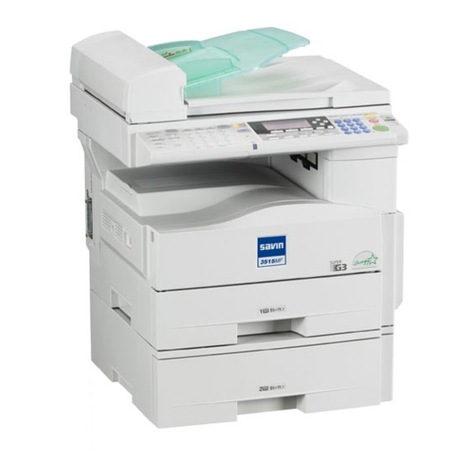 Savin 3515 User manual