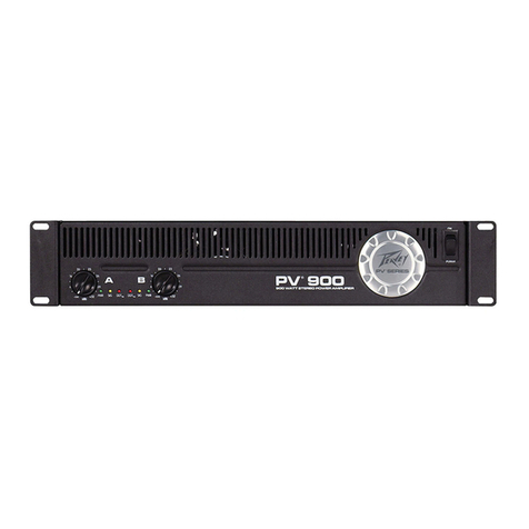 Peavey PV 1500 User manual