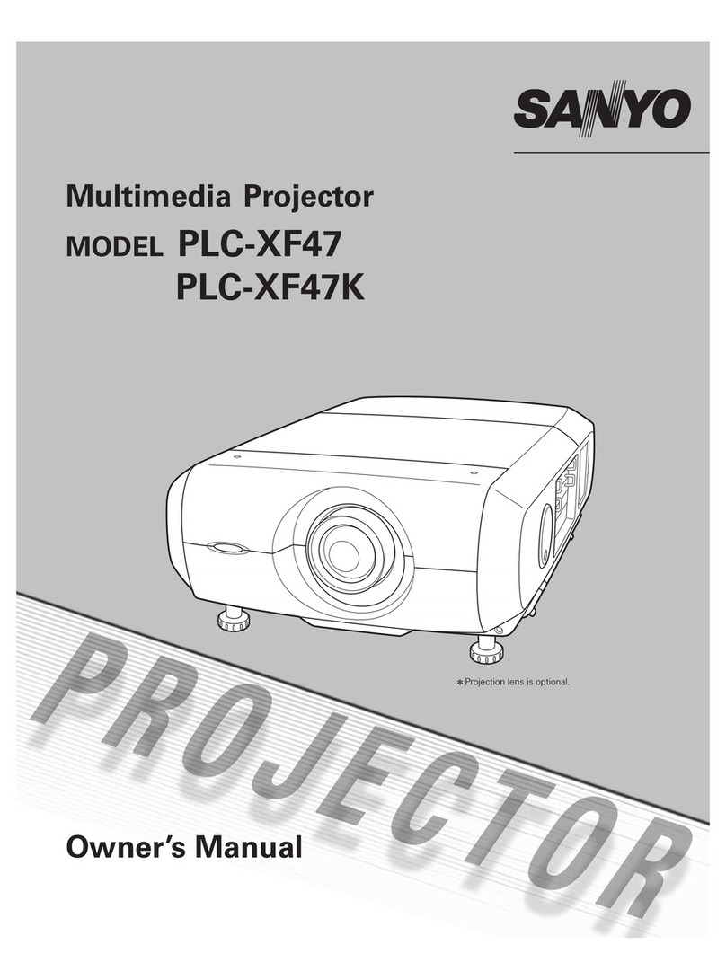 Sanyo PLC-XF47K User manual