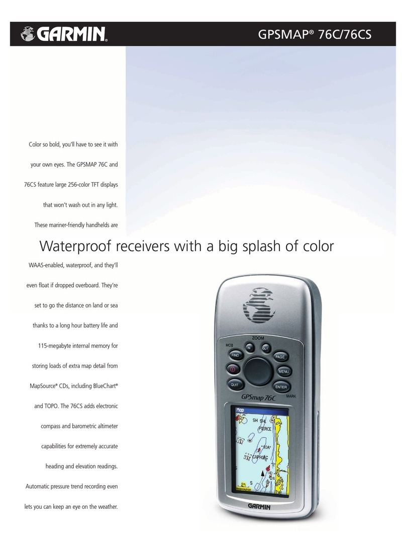Garmin GPSMAP 76C User manual