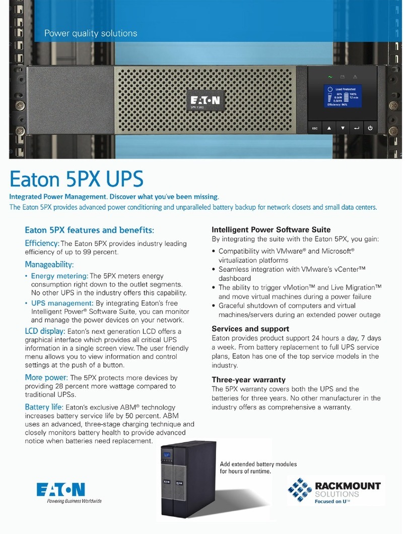 Eaton Eaton 5PX quick guide