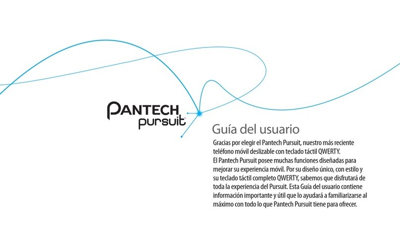 Pantech Pursuit Quick start guide
