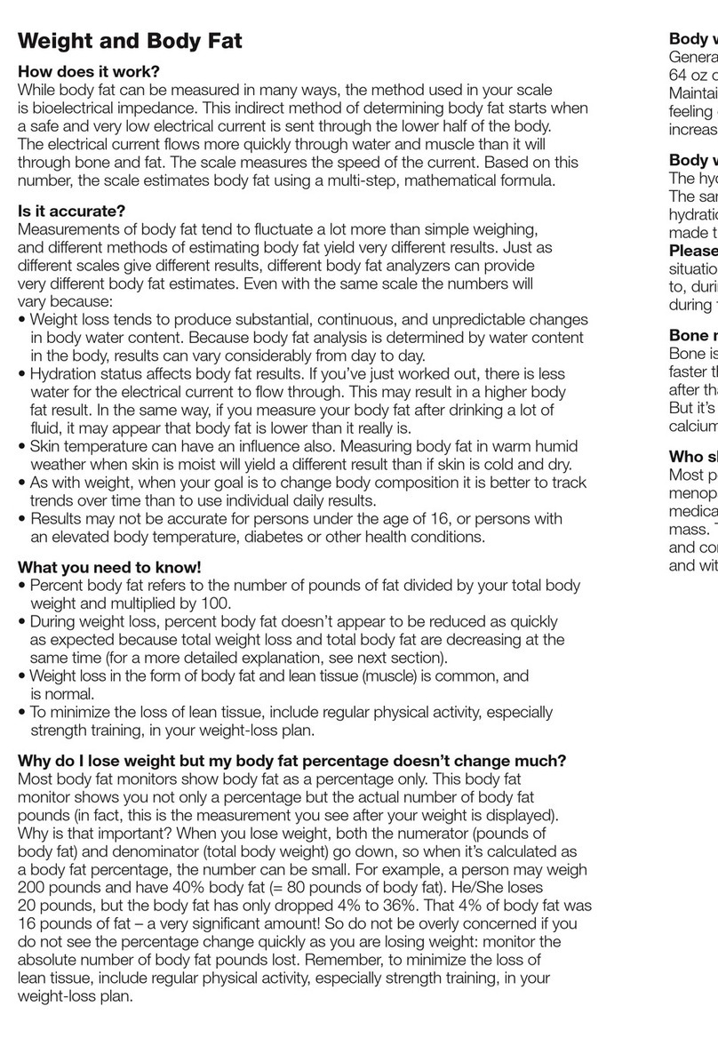 Weight Watchers WW67WC Instructions for use
