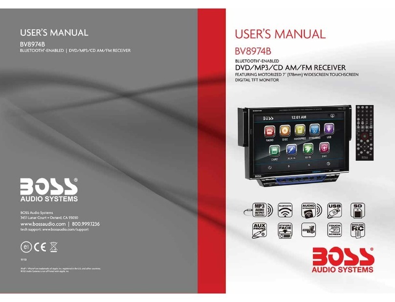 Boss Audio Systems DB8974B User manual Boss Audio Systems DB8974B User manual