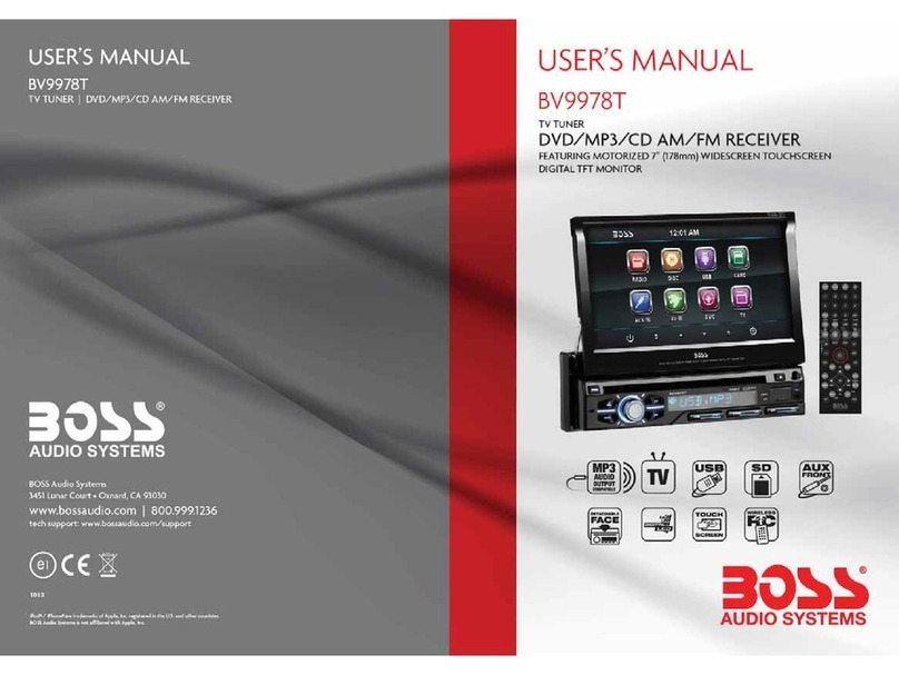 Boss Audio Systems BV9978T user manual