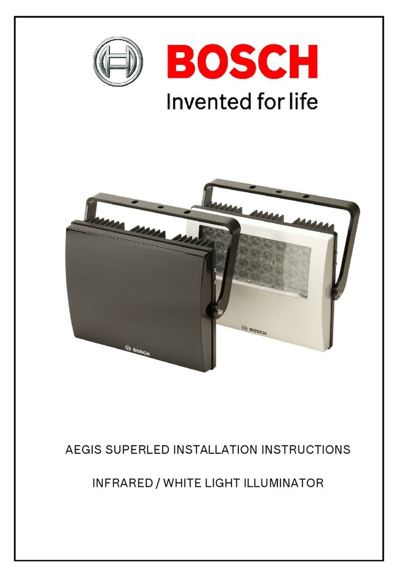 Bosch Aegis Superled series User manual