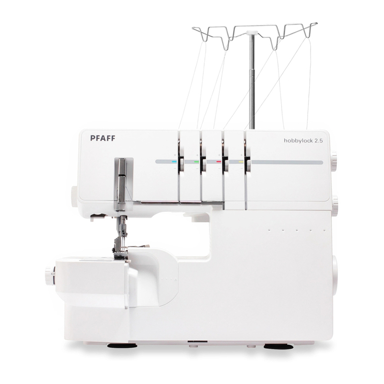 Pfaff hobbylock 2.5 User manual Pfaff hobbylock 2.5 User manual