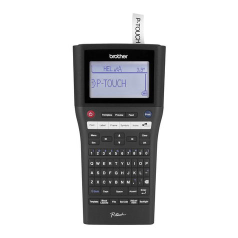 Brother P-Touch PT-H500LI Quick setup guide