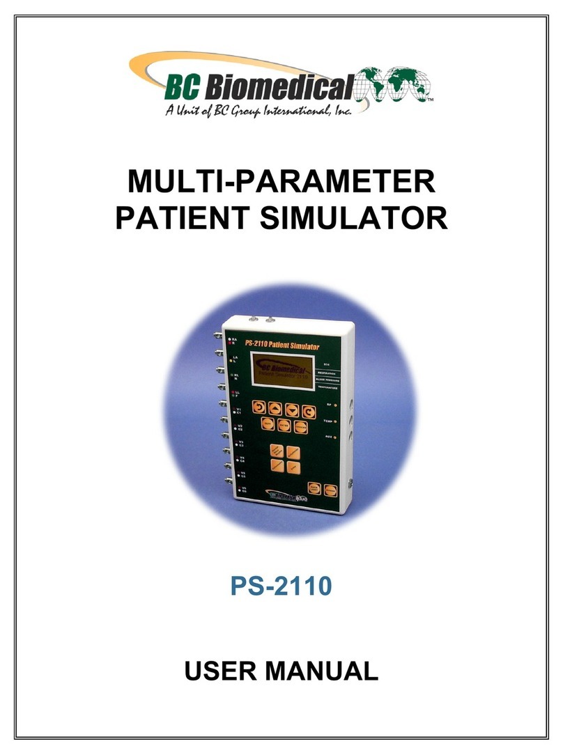 BC Biomedical PS-2110 User manual BC Biomedical PS-2110 User manual