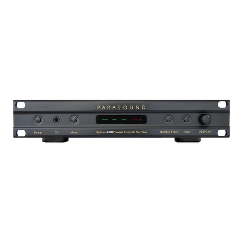 Parasound Zphono-USB User manual