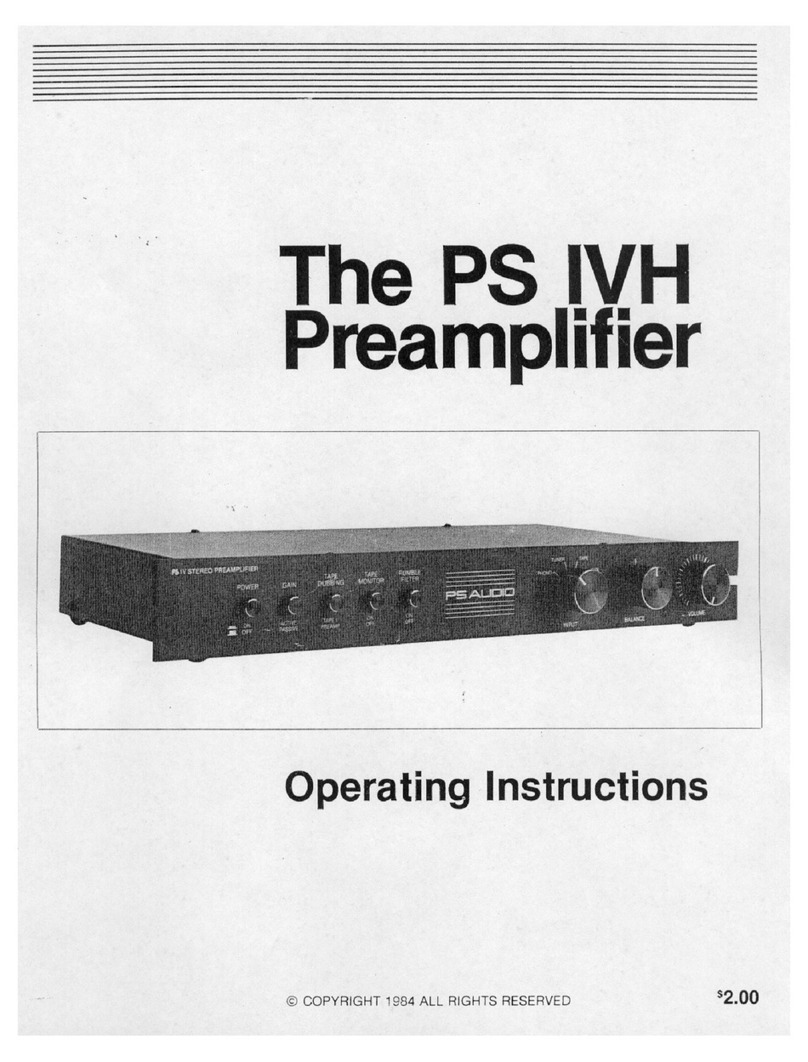 PS Audio PS IVH User manual