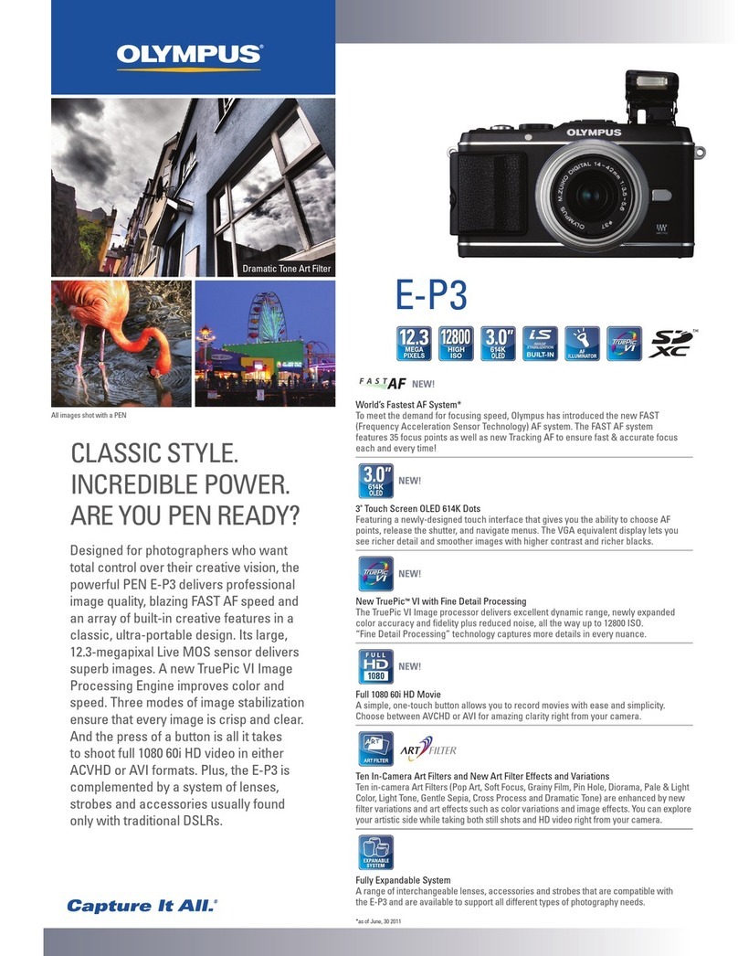 Olympus E-P3 Specifications