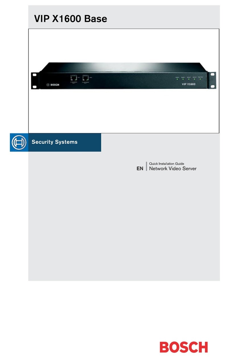 Bosch VIP X1600 Module Quick information guide Bosch VIP X1600 Module Quick information guide