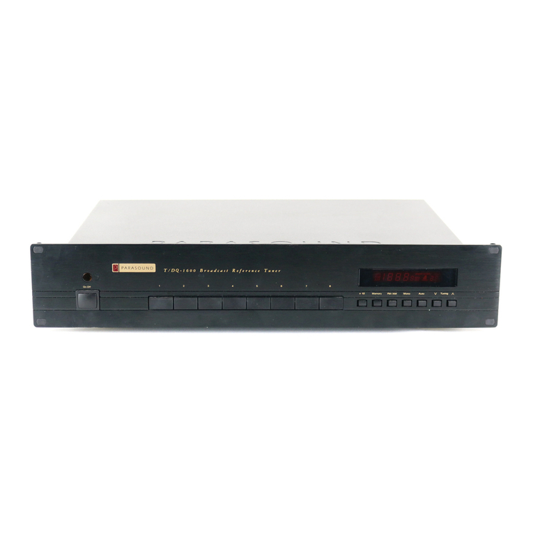 Parasound TDQ-1600 Features and specifications
