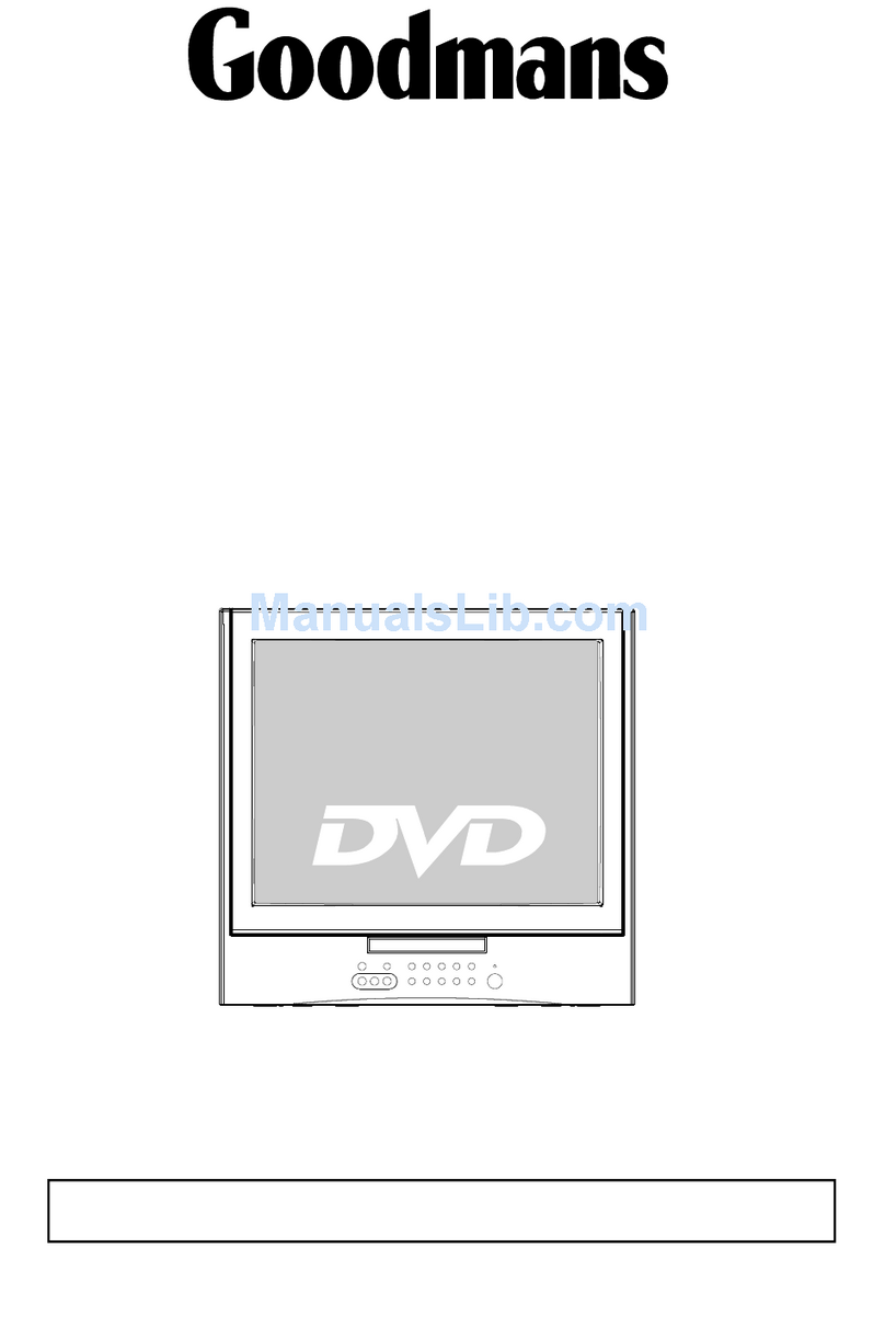 Goodmans GTV51RFDVD instruction manual