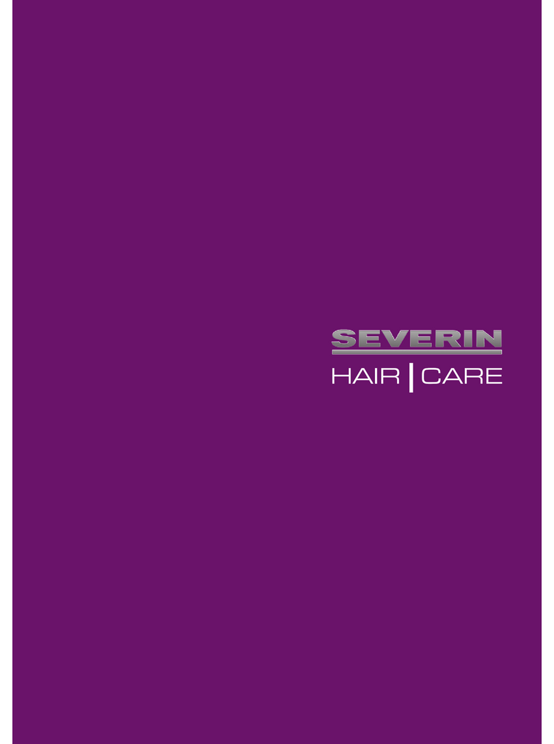 SEVERIN Hair dryer User manual SEVERIN Hair dryer User manual