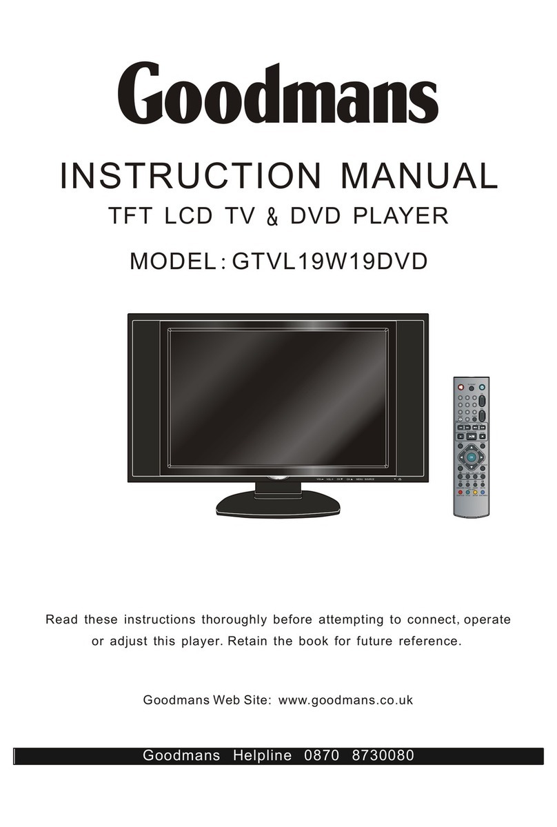 Goodmans GTVL19W19DVD instruction manual