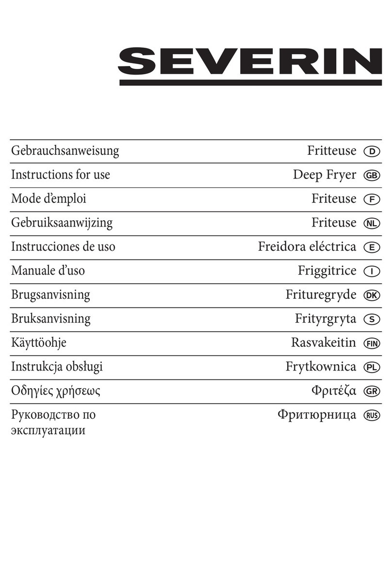 SEVERIN DEEP FRYER - User manual