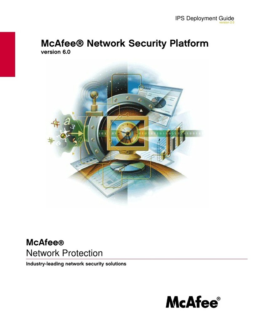 McAfee M-1250 - Network Security Platform Quick reference guide McAfee M-1250 - Network Security Platform Quick reference guide