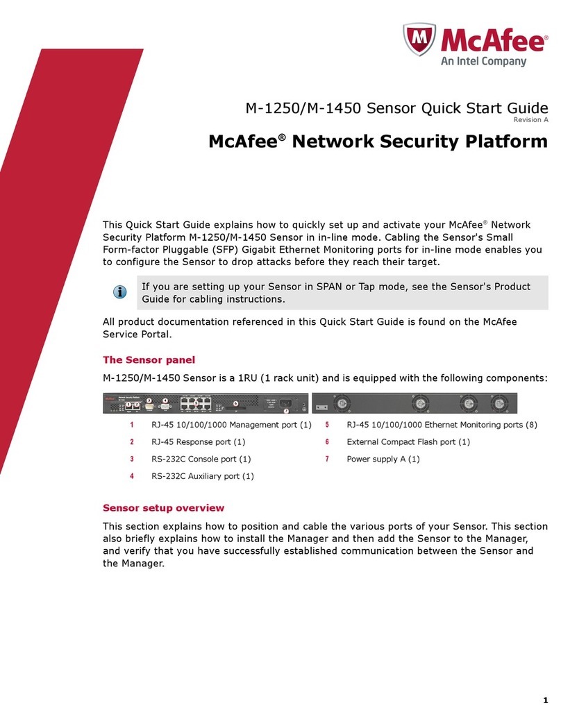 McAfee IIP-M15K-ISAA - Network Security Platform... User manual McAfee IIP-M15K-ISAA - Network Security Platform... User manual