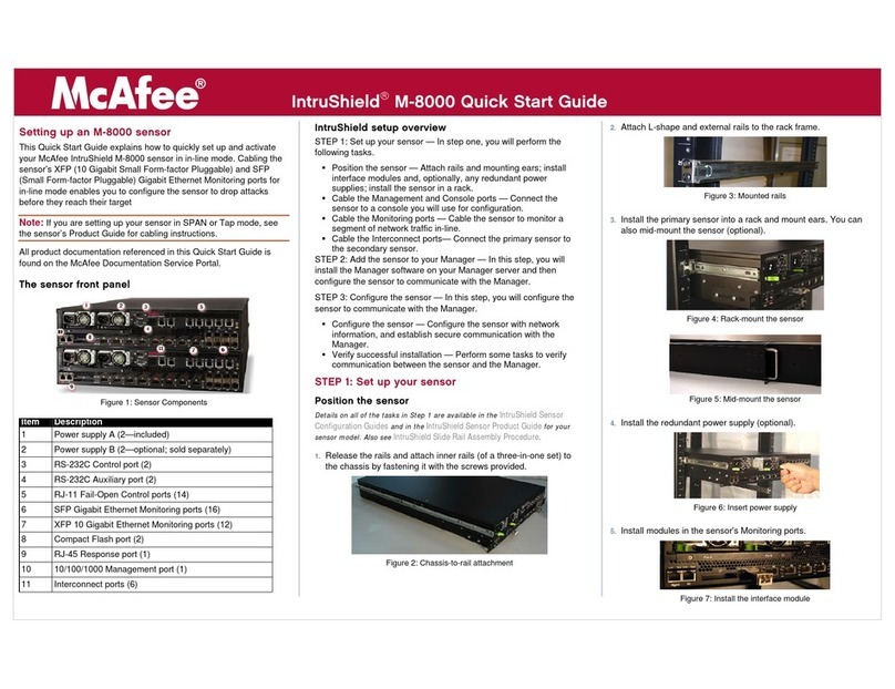 McAfee IIP-M80K-ISAA - Network Security Platform... User manual McAfee IIP-M80K-ISAA - Network Security Platform... User manual