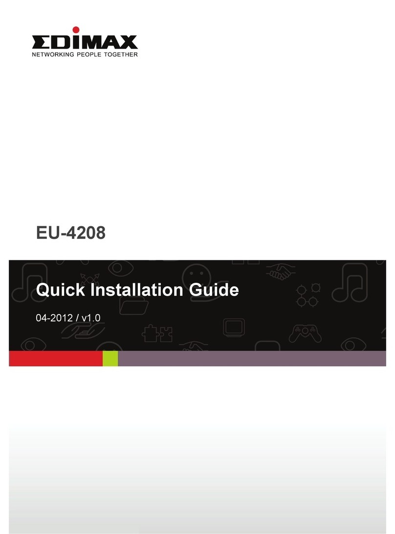 Edimax EU-4208 User manual