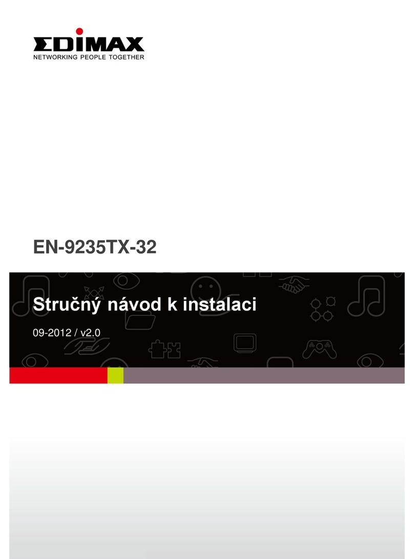 Edimax EN-9235TX-32 Quick install guide