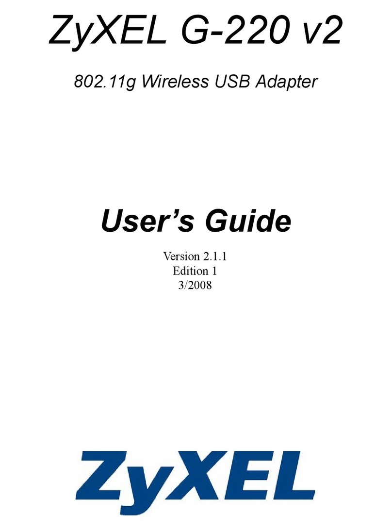 ZyXEL Communications G-220 V2 User manual