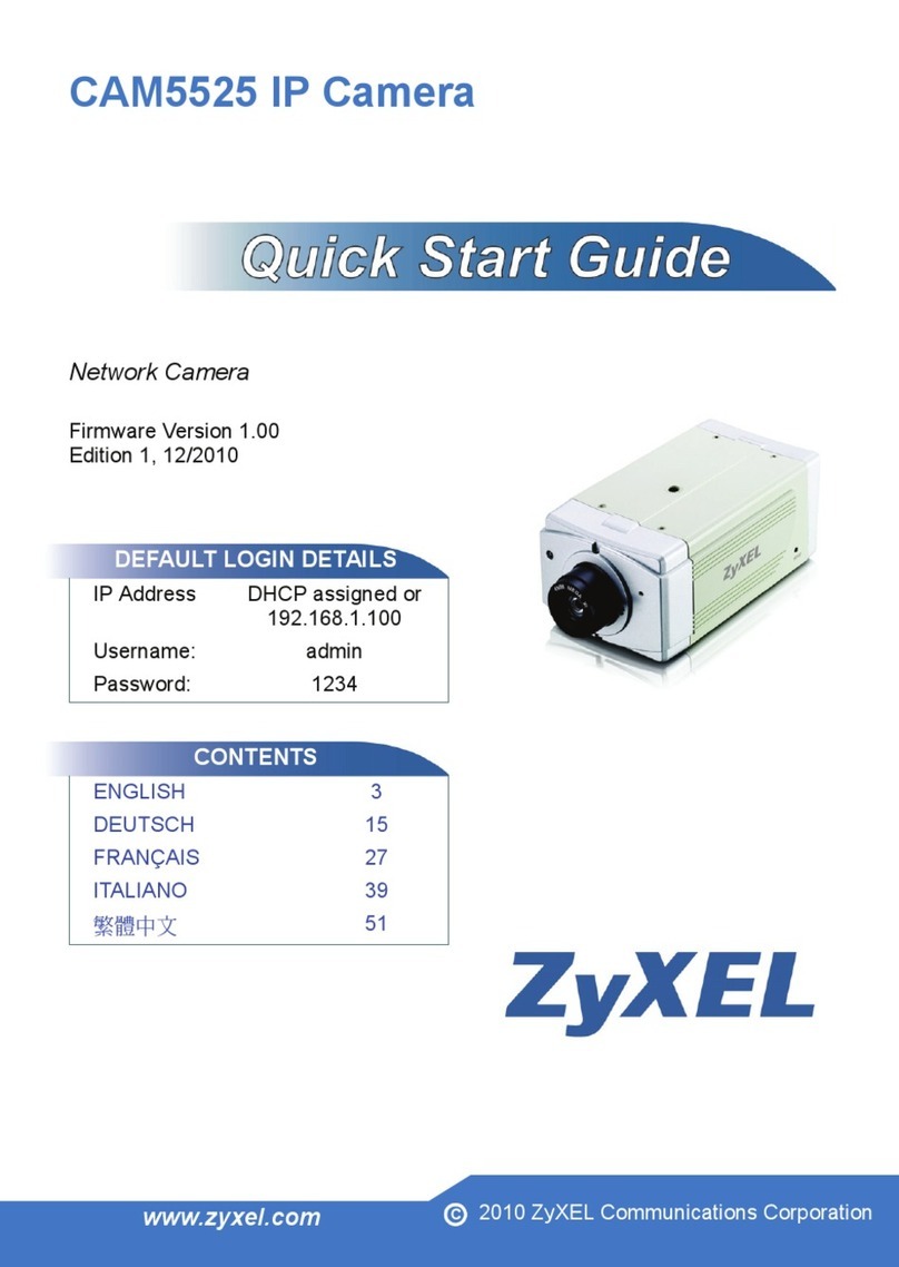 ZyXEL Communications CAM5525 User manual