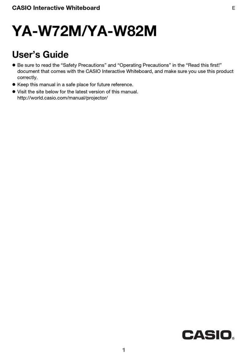 Casio YA-W72M User manual