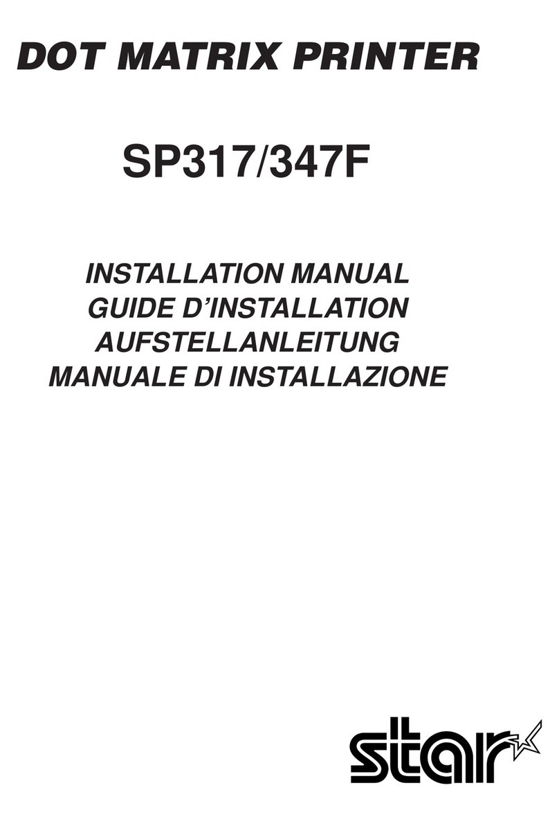Star Micronics SP317 User manual