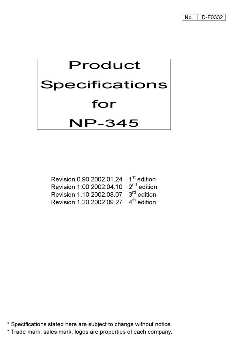 Star Micronics NP-345 Installation instructions