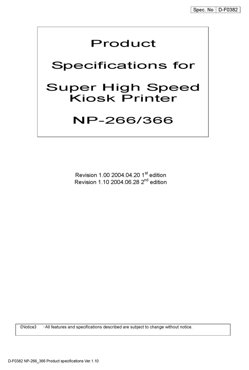 Star Micronics NP-266 Installation instructions