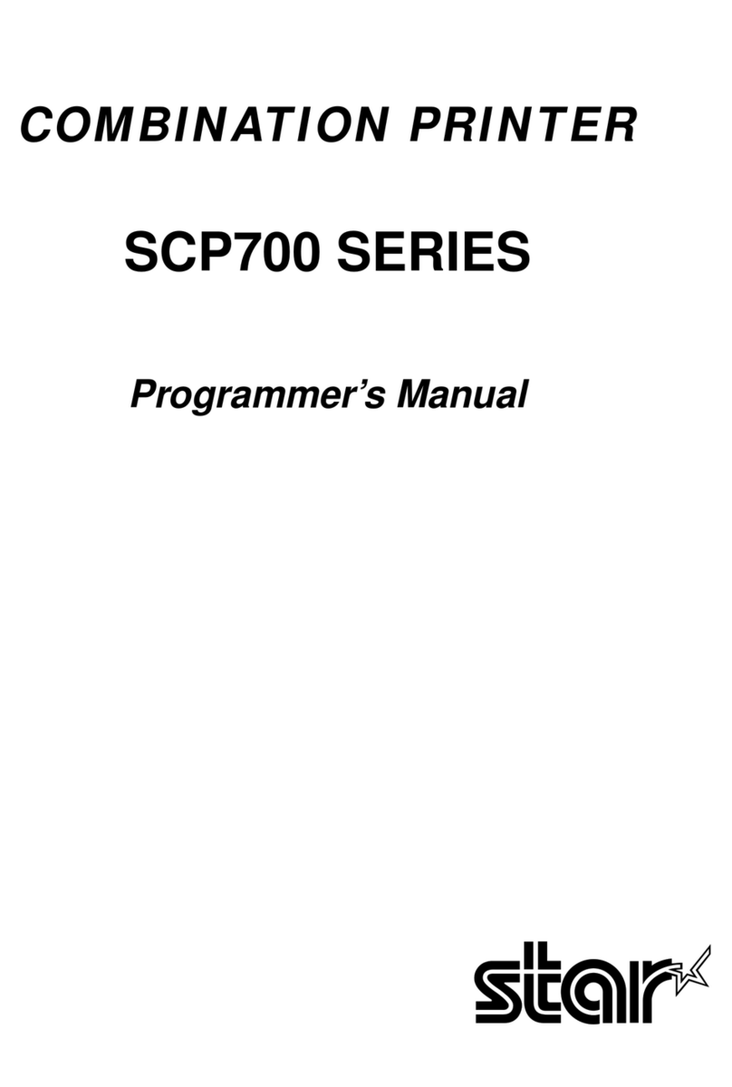 Star Micronics Star SCP700 Series Operating and maintenance manual