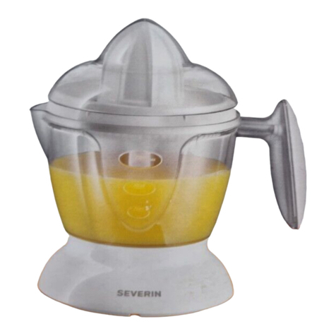 SEVERIN Juicer User manual