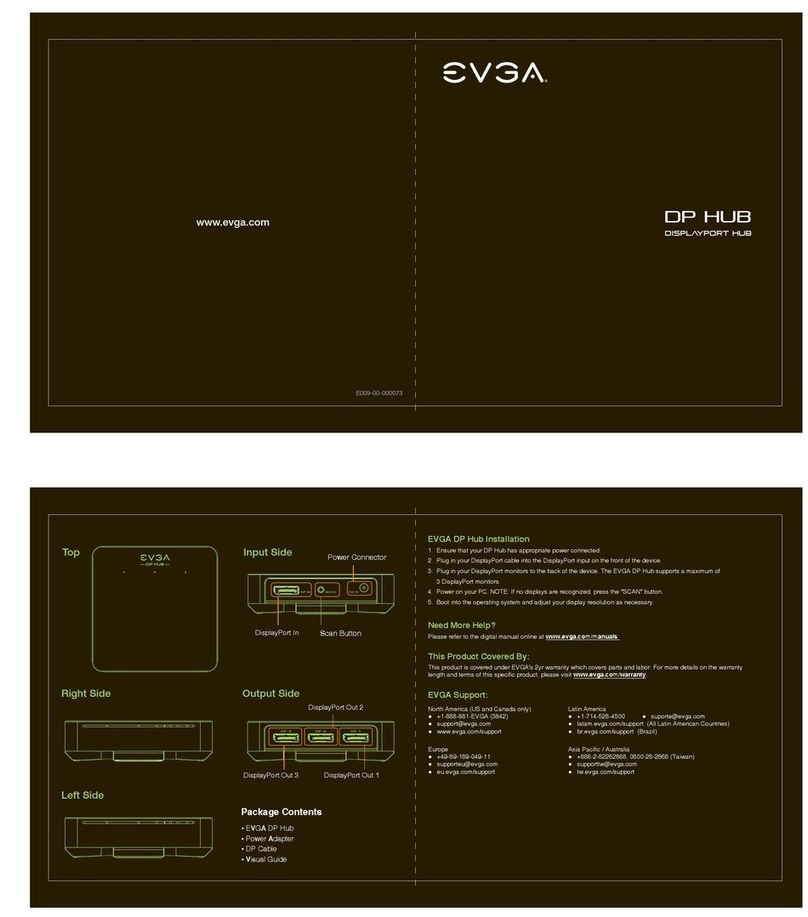 EVGA DP HUB User instructions