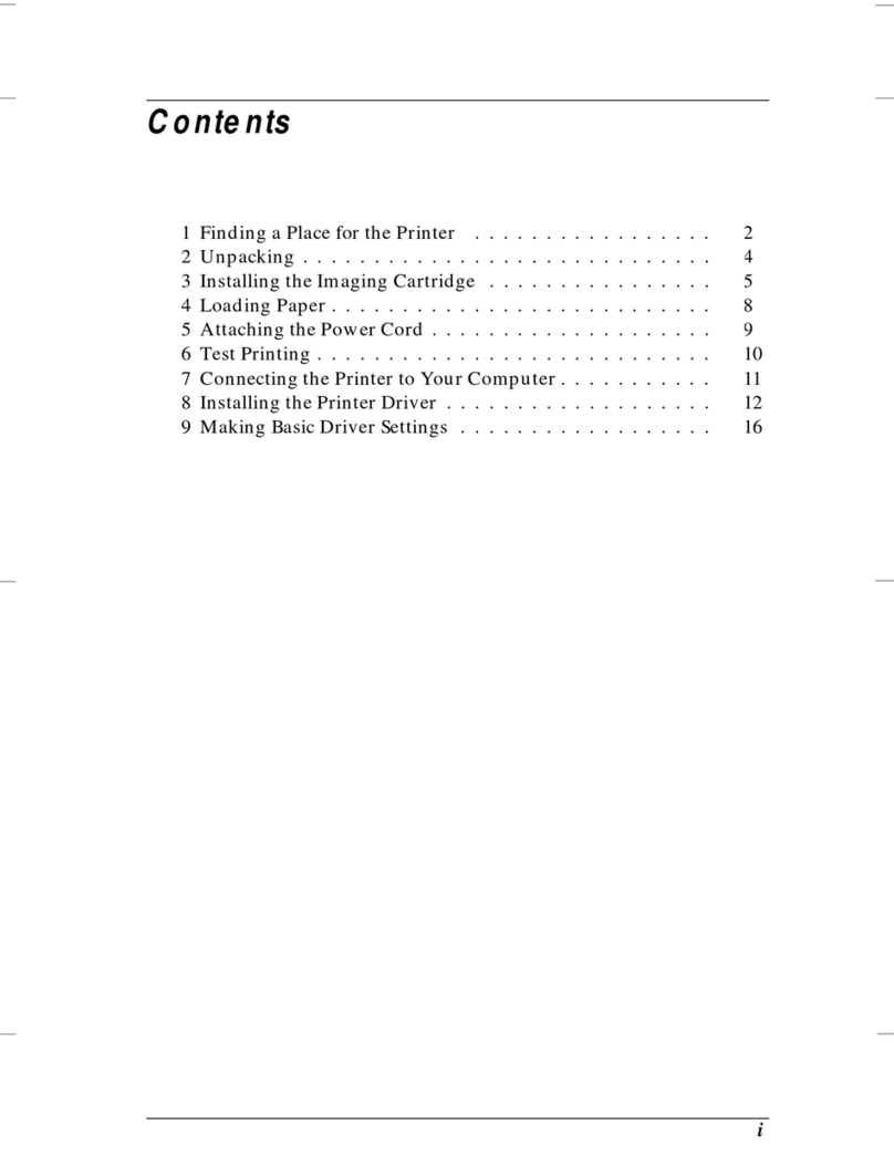 Epson EPL-N1200 User manual