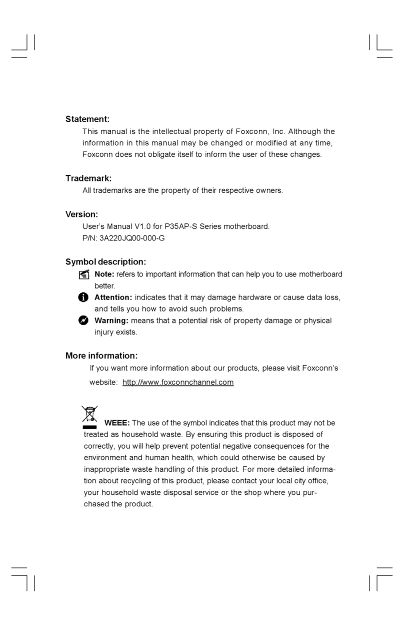 Foxconn P35AP-S Series User manual Foxconn P35AP-S Series User manual