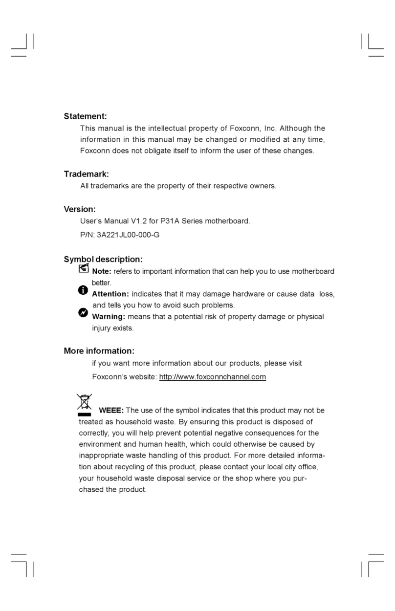 Foxconn P31A-G user manual