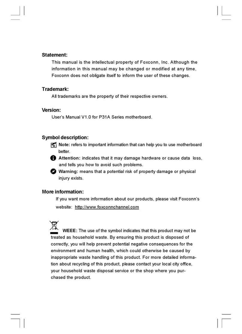Foxconn P31A-S User manual