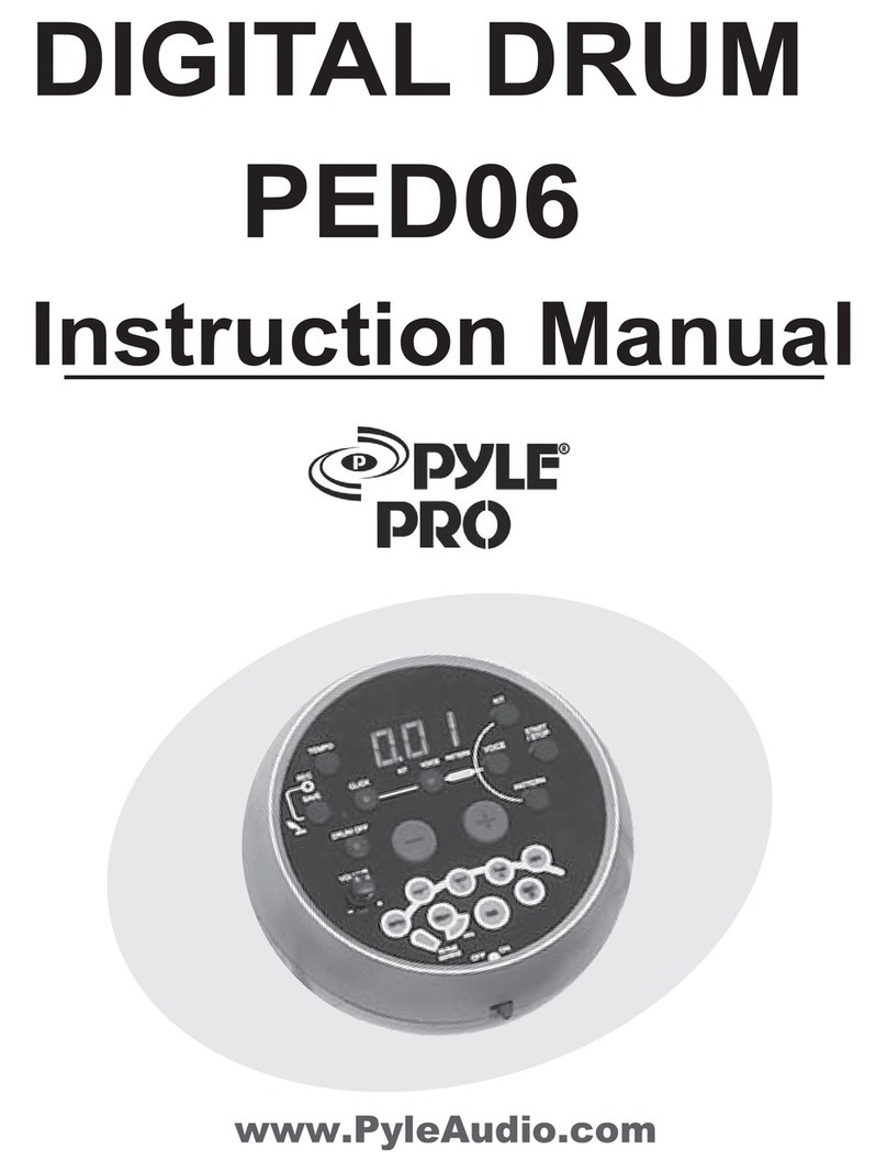 Pyle Pro PED06 instruction manual