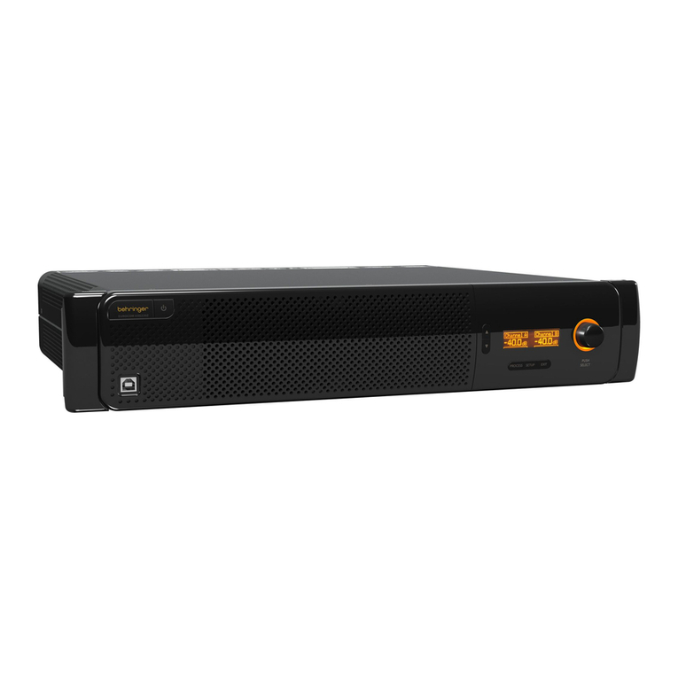 Behringer EUROCOM AX6220Z User manual