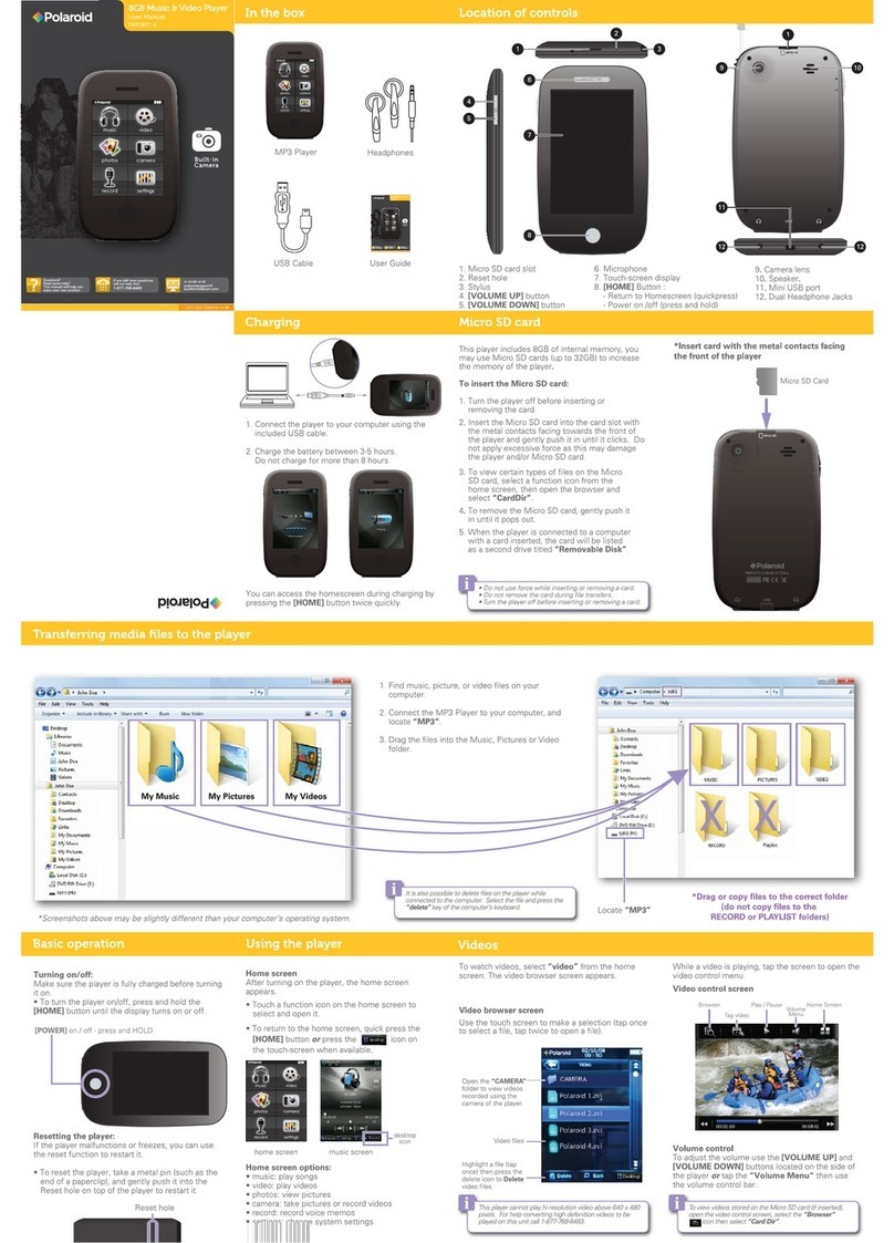 Polaroid PMP287C-4 user guide