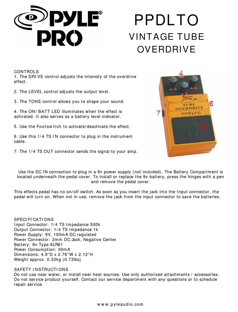 Pyle Pro PPDLTO Product guide