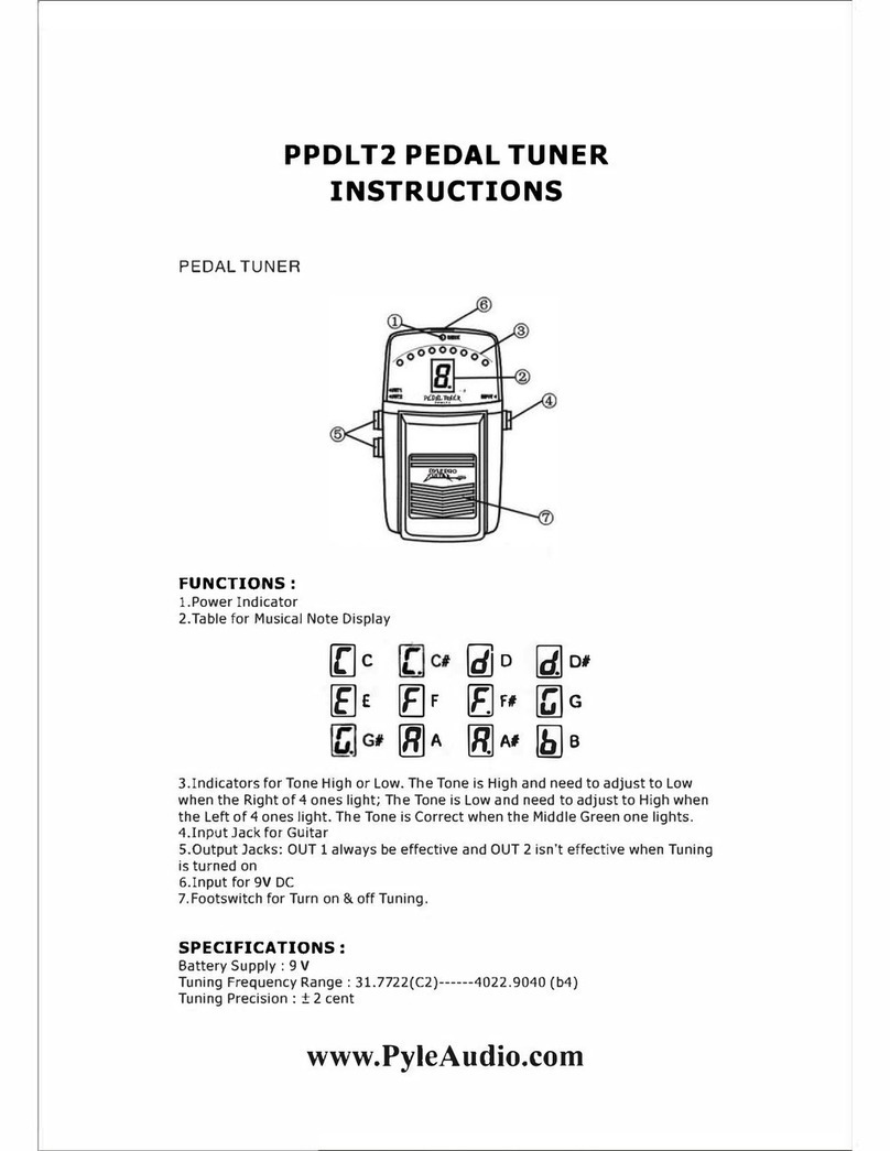 Pyle PPDLT2 instructions