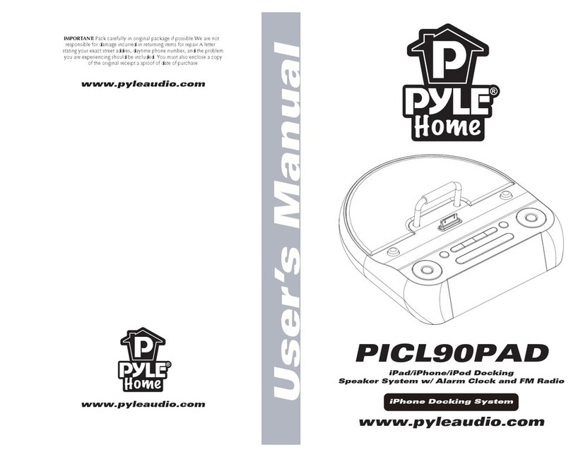 Pyle PICL90PAD User manual
