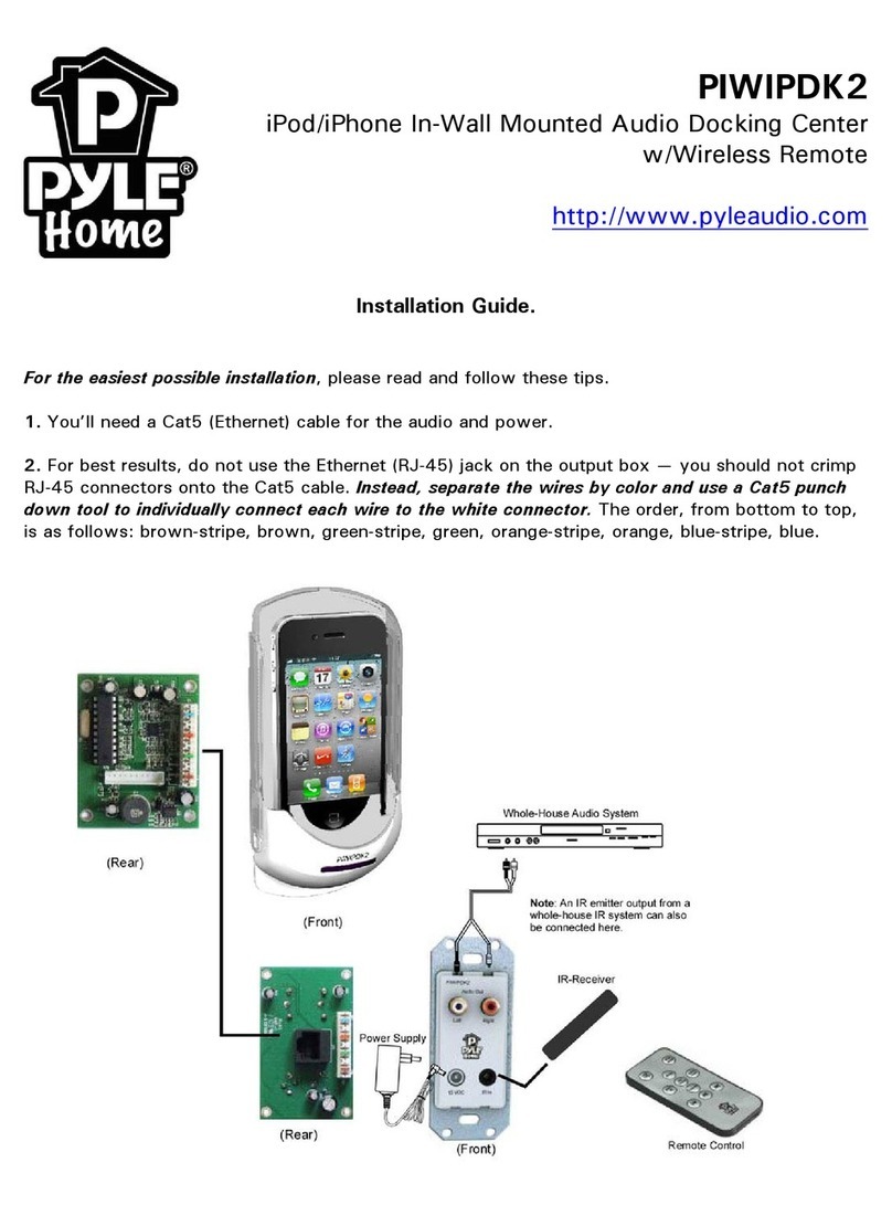 Pyle PIWIPDK2 User manual