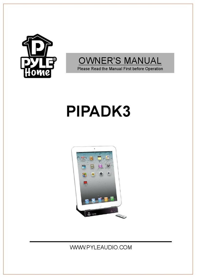 Pyle PIPADK3 User manual